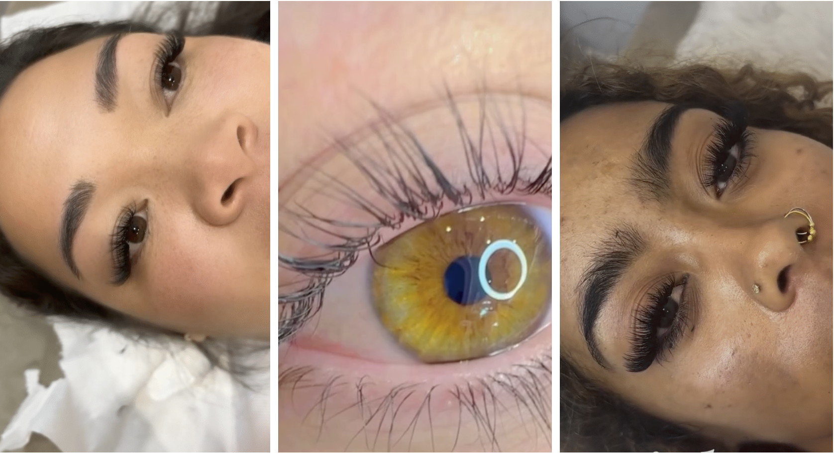 different lash extensions